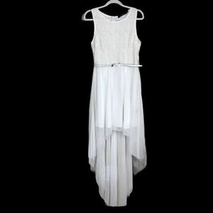 Ark & Co Lace Tulle Hi-Low‎ Dress Medium